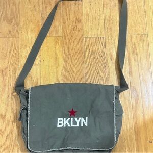 Olive Green Messenger Bag